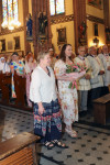 Uroczysta Msza św. na zakończenie posługi proboszcza ks. prałata Aleksandra Ziejewskiego.