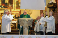 Msza św. na powitanie nowego proboszcza naszej parafii Ks. mgr Sławomira Pawlaka.