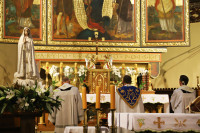 13 lipca wspomnienie Najświętszej Maryi Panny z Fatimy, procesja ulicami naszej parafii.