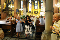 13 lipca wspomnienie Najświętszej Maryi Panny z Fatimy, procesja ulicami naszej parafii.