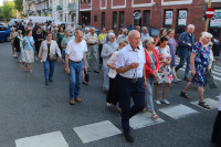 13 lipca wspomnienie Najświętszej Maryi Panny z Fatimy, procesja ulicami naszej parafii.
