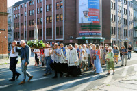 13 lipca wspomnienie Najświętszej Maryi Panny z Fatimy, procesja ulicami naszej parafii.