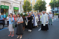 13 lipca wspomnienie Najświętszej Maryi Panny z Fatimy, procesja ulicami naszej parafii.