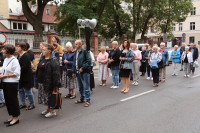 19 sierpnia)przypada dzień objawień Fatimskich. Po Mszy św. o godz. 18:00 odbyła  się procesja Różańcowa ulicami Szczecina