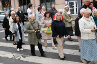 Dzień fatimski. O godz. 18:00 odbyła się Msza św. z nowenną do Matki Bożej. Po jej zakończeniu procesja fatimska ulicami Szczecina. Modlitwie przewodniczył ks. Maciej Czaczyk.